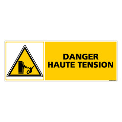 PANNEAU DANGER HAUTE TENSION (C0363)