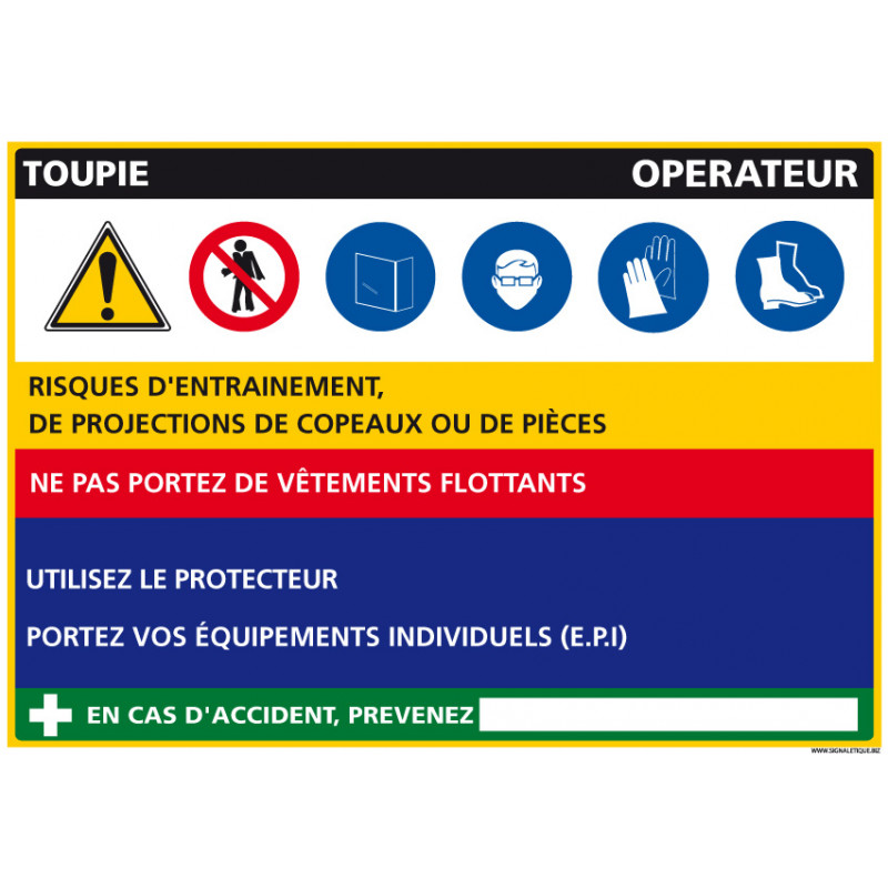 Panneau Fiche de Poste Toupie (C1128) Panneau Fiche de Poste Toupie (C1128)