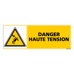 PANNEAU DANGER HAUTE TENSION (C0364)