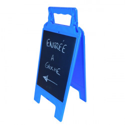Chevalet de Signalisation avec Ardoise effaçable Recto/Verso - Couleur au choix (WCHARD)