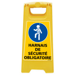 CHEVALET DE SIGNALISATION HARNAIS DE SECURITE OBLIGATOIRE (WPSG703I)