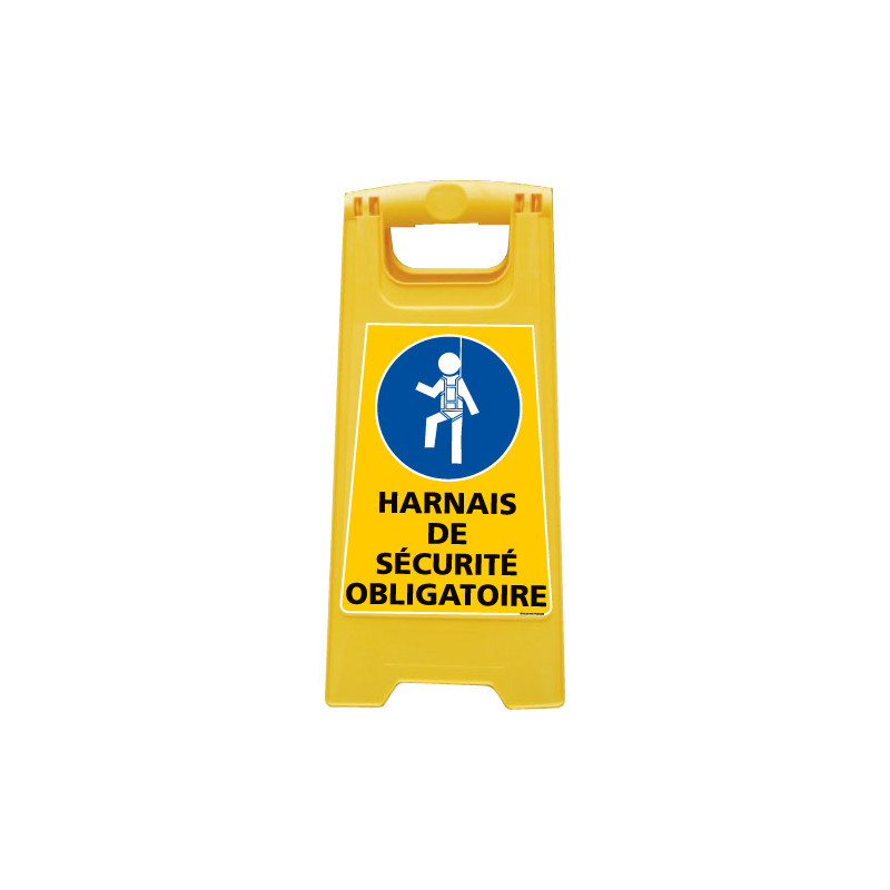 CHEVALET DE SIGNALISATION HARNAIS DE SECURITE OBLIGATOIRE (WPSG703I) CHEVALET DE SIGNALISATION HARNAIS DE SECURITE OBLIGATOIRE (WPSG703I)