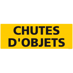 PANNEAU DE SIGNALISATION "CHUTES D'OBJETS" (C1237)