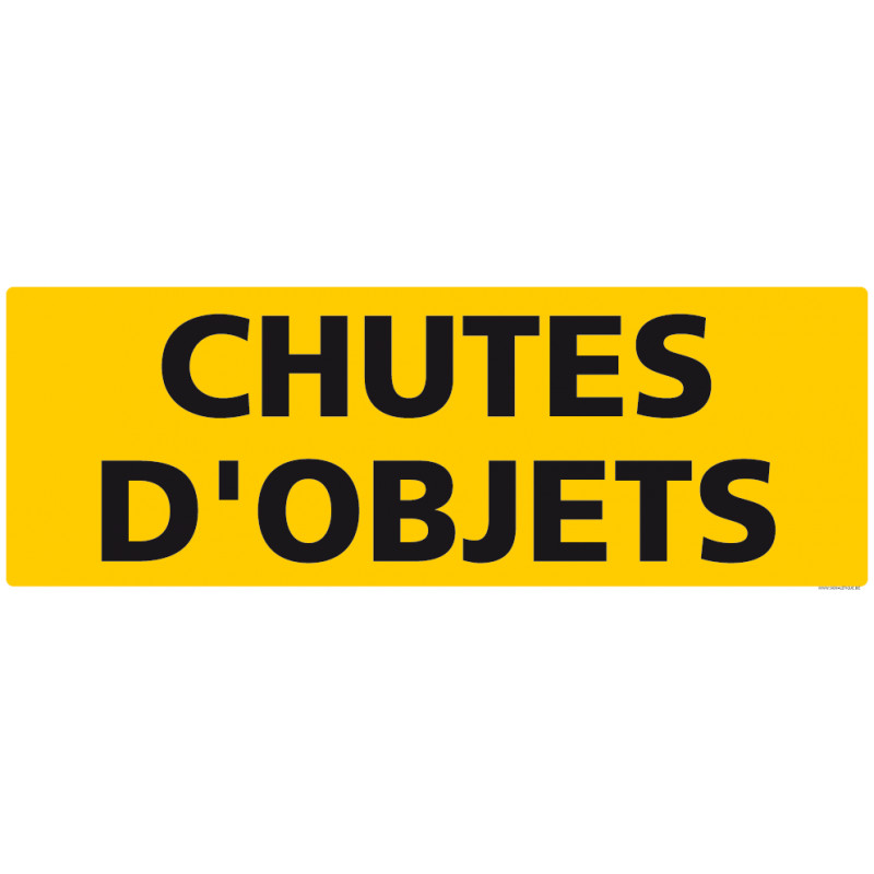 PANNEAU DE SIGNALISATION "CHUTES D'OBJETS" (C1237) PANNEAU DE SIGNALISATION "CHUTES D'OBJETS" (C1237)