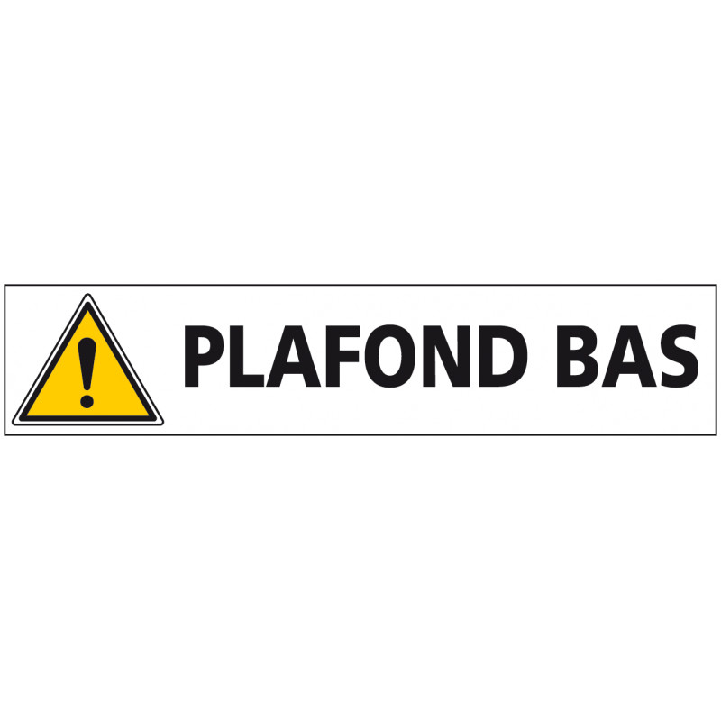 Signalisation PLAFOND BAS (C1242)