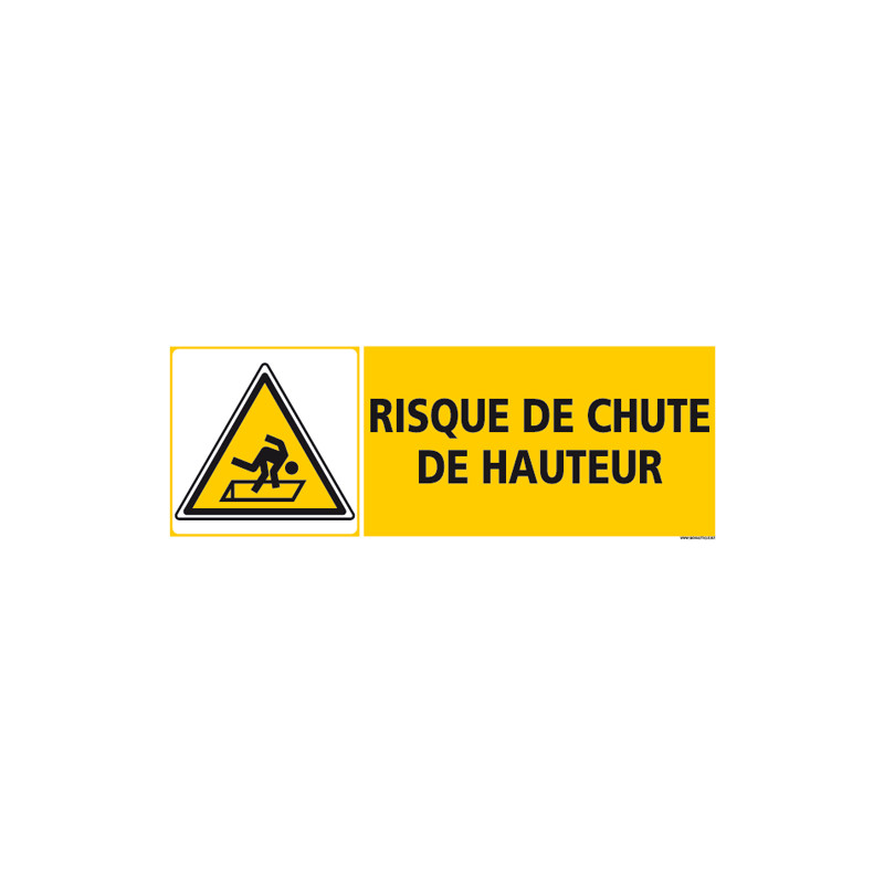 PANNEAU RISQUE DE CHUTE DE HAUTEUR (C1266)