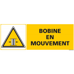 PANNEAU DE SIGNALISATION BOBINE EN MOUVEMENT (C1267)