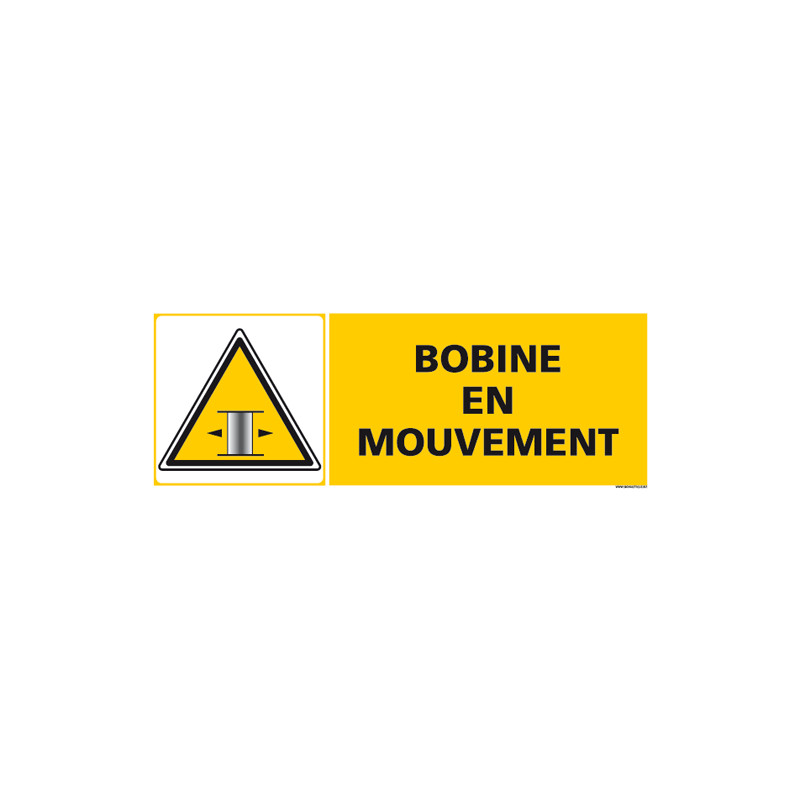 PANNEAU DE SIGNALISATION BOBINE EN MOUVEMENT (C1267)