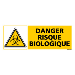 Panneau DANGER RISQUE BIOLOGIQUE (C0378)