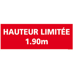 PANNEAU DE SIGNALISATION HAUTEUR LIMITEE (D0913)