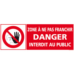 PANNEU DE SIGNALISATION DANGER (D0916)