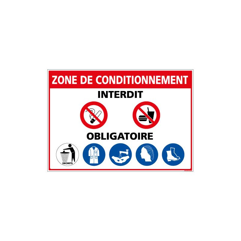Panneau de signalisation Zone de fabrication (D0995) Panneau de signalisation Zone de fabrication (D0995)