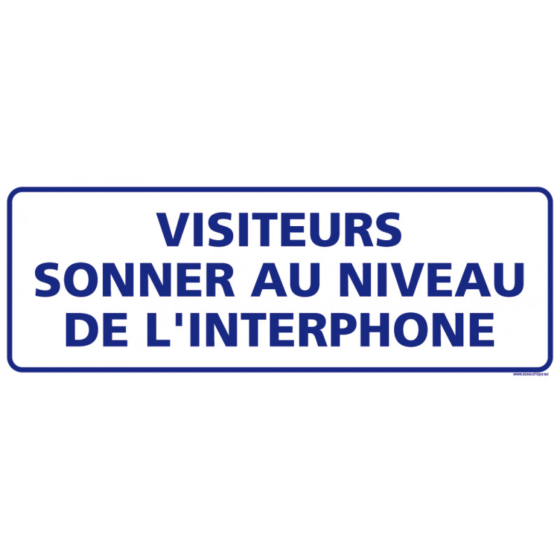 PANNEAU DE SIGNALISATION VISITEURS (G1060)