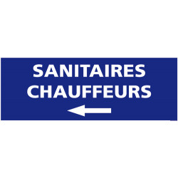 PANNEAU DE SIGNALISATION SANITAIRES CHAUFFEURS (G1066)