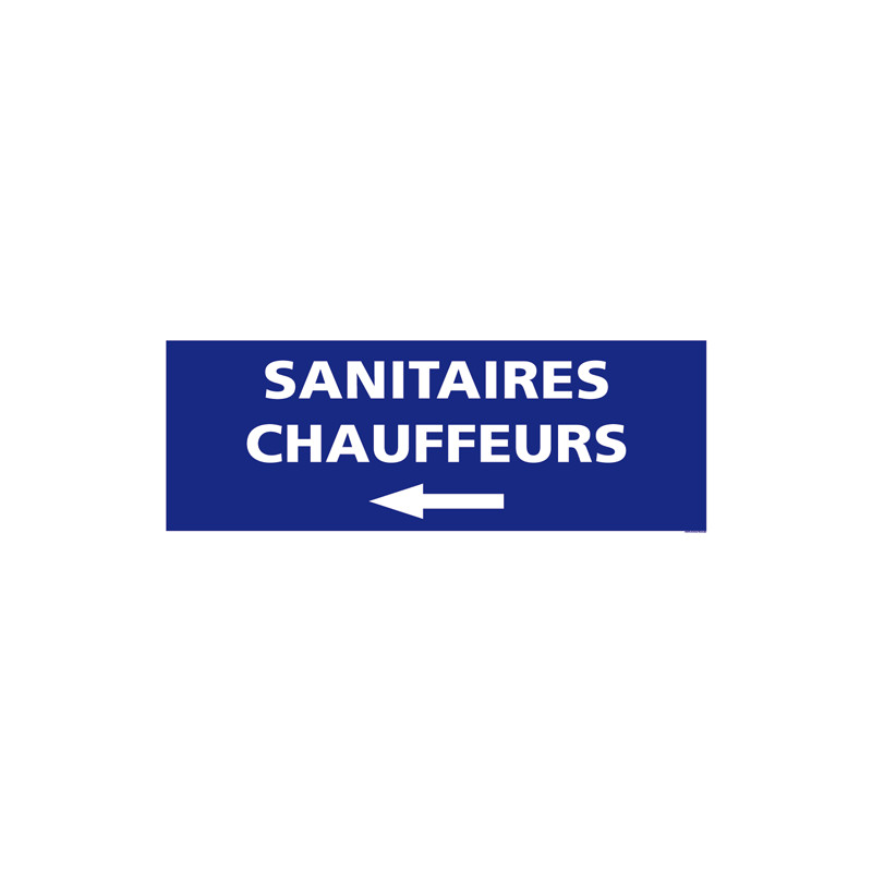 PANNEAU DE SIGNALISATION SANITAIRES CHAUFFEURS (G1066)