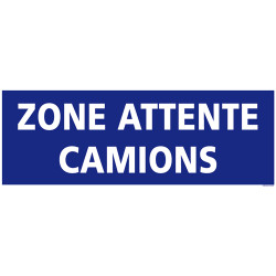 PANNEAU DE SIGNALISATION ZONE ATTENTE CAMIONS (G1068)