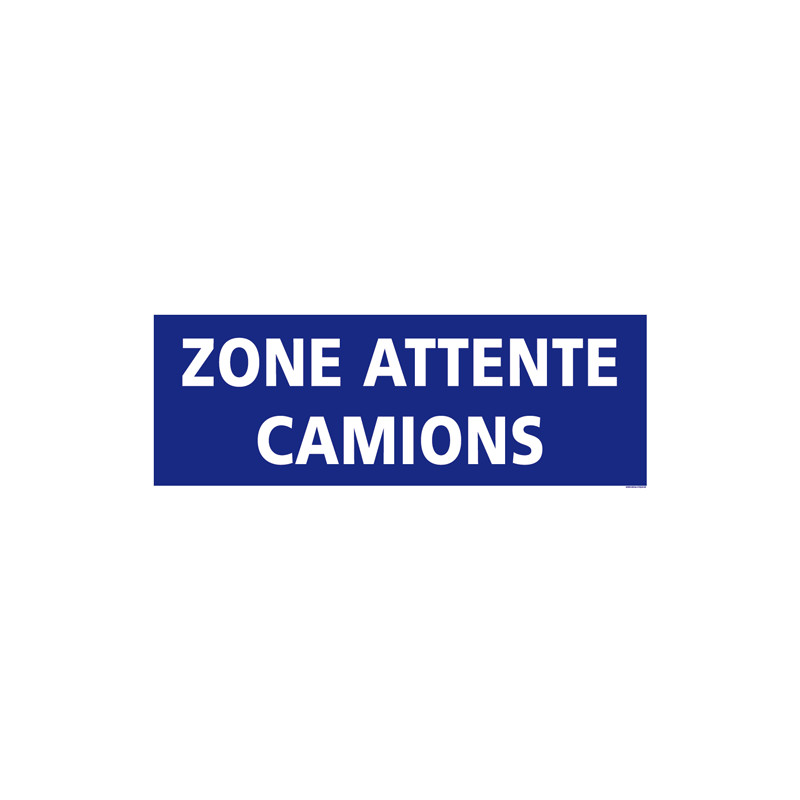 PANNEAU DE SIGNALISATION ZONE ATTENTE CAMIONS (G1068)