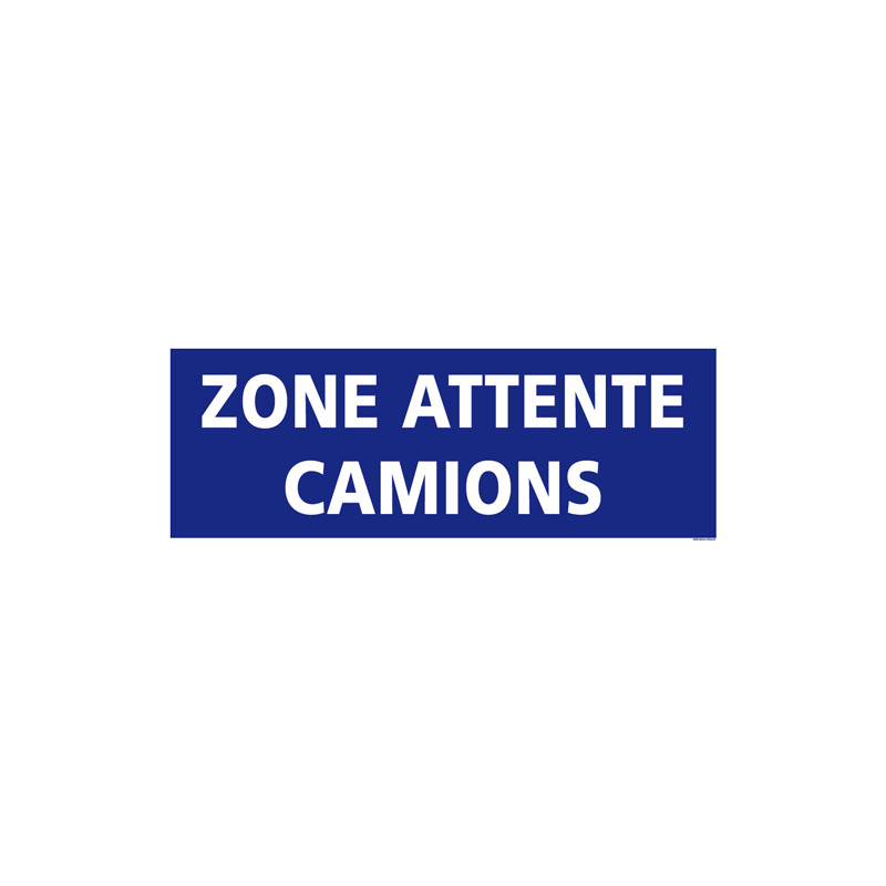 PANNEAU DE SIGNALISATION ZONE ATTENTE CAMIONS (G1068) PANNEAU DE SIGNALISATION ZONE ATTENTE CAMIONS (G1068)