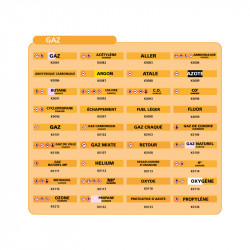 Marqueurs Tuyauterie SPECIAL GAZ