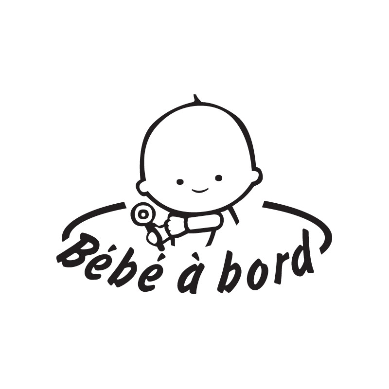 Adhésif BEBE A BORD (L0620) Adhésif BEBE A BORD (L0620)