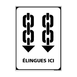 Adhésif de Signalisation CONDITIONNEMENT : ELINGUES ICI (M0299)