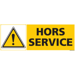 Panneau HORS SERVICE (C0410)