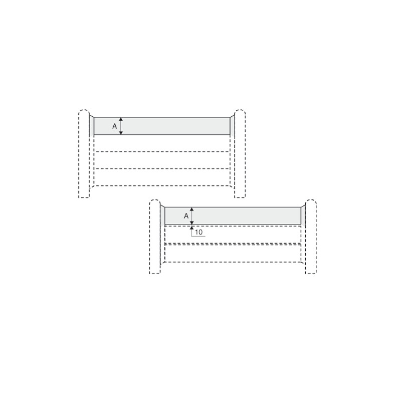Signalétique étoile - Planches côte côte ou espacées de 10 mm
