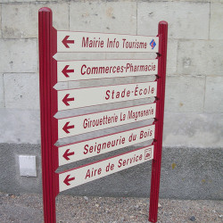 Signalétique étoile - Planches côte côte ou espacées de 10 mm