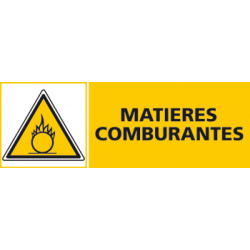 Panneau MATIERES COMBURANTES (C0416)