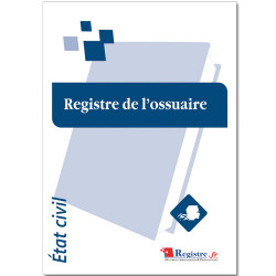 REGISTRE DE L'OSSUAIRE (RA013)