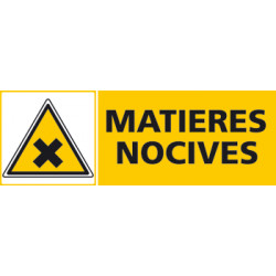 Panneau MATIERES NOCIVES (C0421)