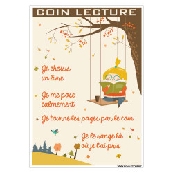 PANNEAU COIN LECTURE (G1509)