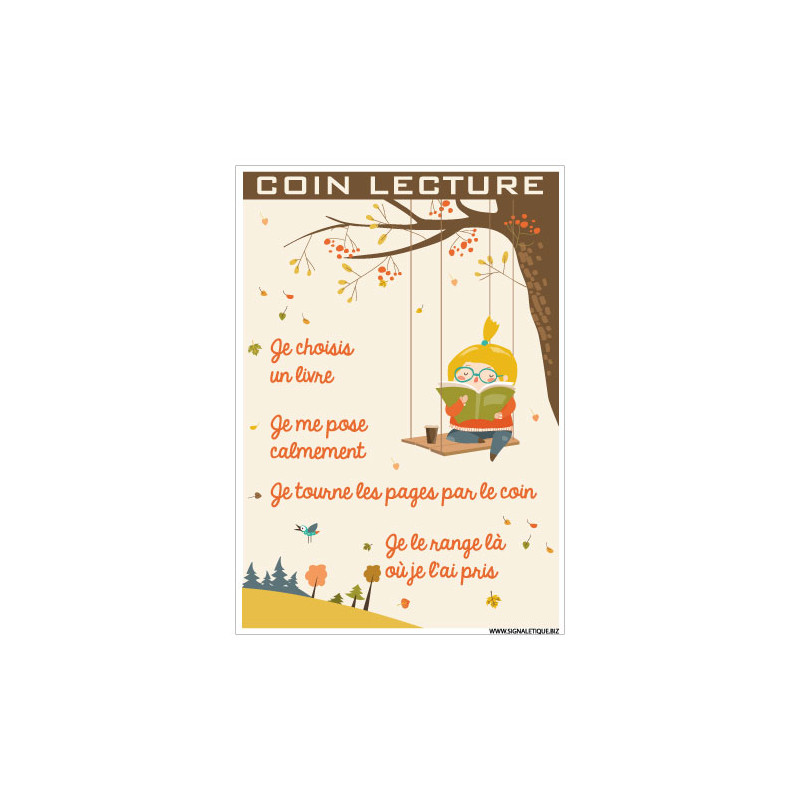PANNEAU COIN LECTURE (G1509) PANNEAU COIN LECTURE (G1509)