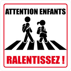 Panneau de Signalisation ATTENTION ENFANTS, RALENTISSEZ! (L0623)