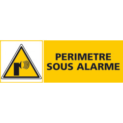 Panneau PERIMETRE SOUS ALARME (C0438)