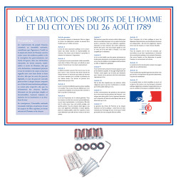 PANNEAU AFFICHAGE DECLARATION DES DROITS DE L'HOMME (DEV007)