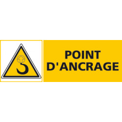 Panneau POINT D'ANCRAGE (C0440)