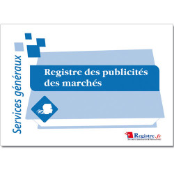 REGISTRE OBLIGATOIRE DES PUBLICITES DES MARCHES (RA035)