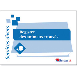 REGISTRE OBLIGATOIRE DES ANIMAUX TROUVES (RA065)