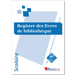 REGISTRE OBLIGATOIRE DES LIVRES DE BIBLIOTHEQUE (RA070)