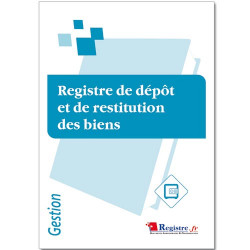 REGISTRE DE DEPOT ET DE RESTITUTION DES BIENS (RM071)