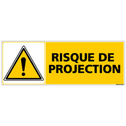 Panneau RISQUE DE PROJECTION (C0460)