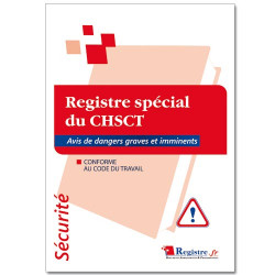 Registre spécial du CHSCT (RP007)