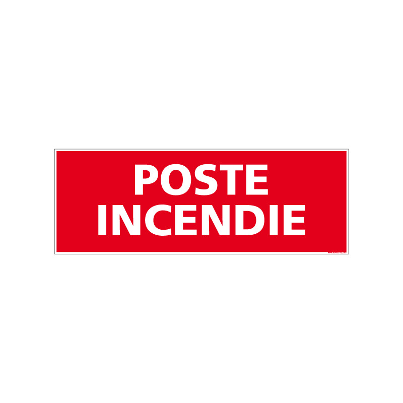 Panneau POSTE INCENDIE (A0126) Panneau POSTE INCENDIE (A0126)