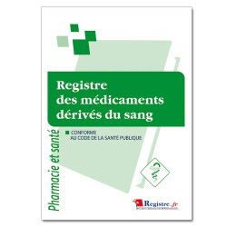 Registre des médicaments dérivés du sang (RP027)