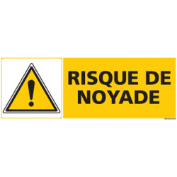 Panneau RISQUE DE NOYADE (C0463)