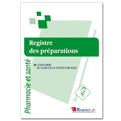 Registre des préparations (RP028)