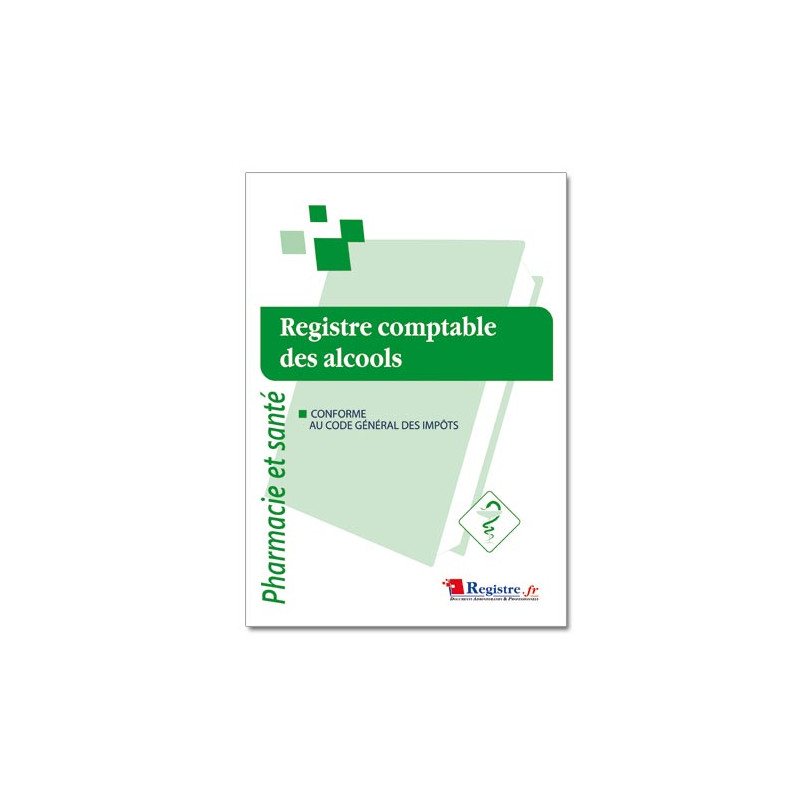 Registre comptable des alcools (RP030) Registre comptable des alcools (RP030)