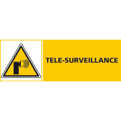 Panneau TELE-SURVEILLANCE (C0474)