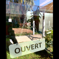 ENSEIGNE A SUSPENDRE INFORMATIVE POUR MAGASINS RESTAURANTS HOTELS NE PAS DERANGER (WUV0004)